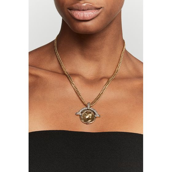 Colar Medalha Enchant Ouro Vintage